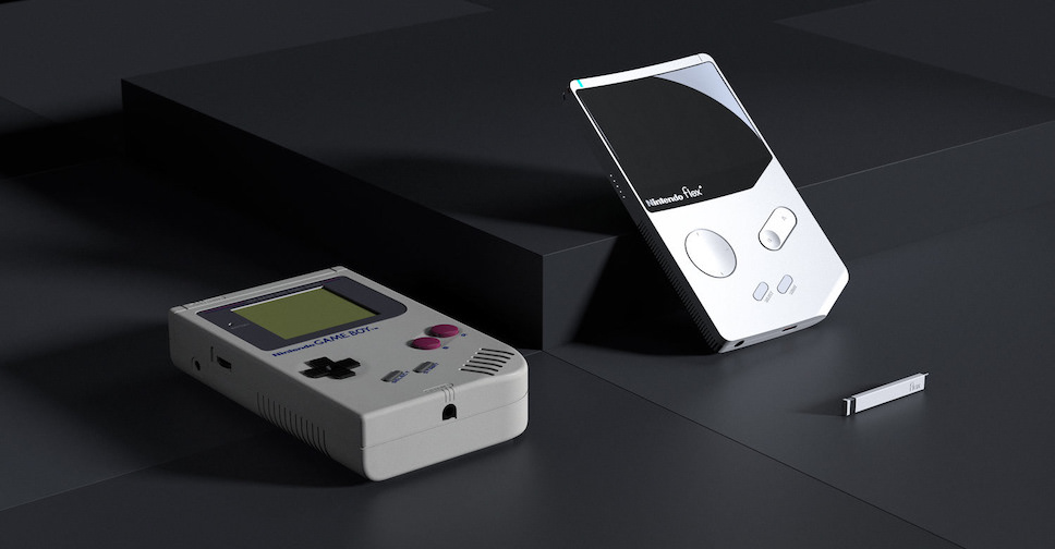 ชมคอนเซ็ปต์เครื่องเล่นเกมพกพา Nintendo flex ที่อัพเกรดมาจาก Game Boy